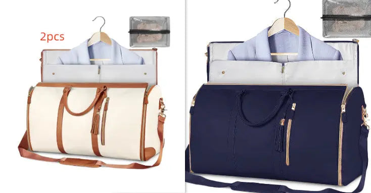 Large Capacity Travel Duffle Bag Women's Handbag Folding Suit Bag Waterproof Clothes Totes Unique