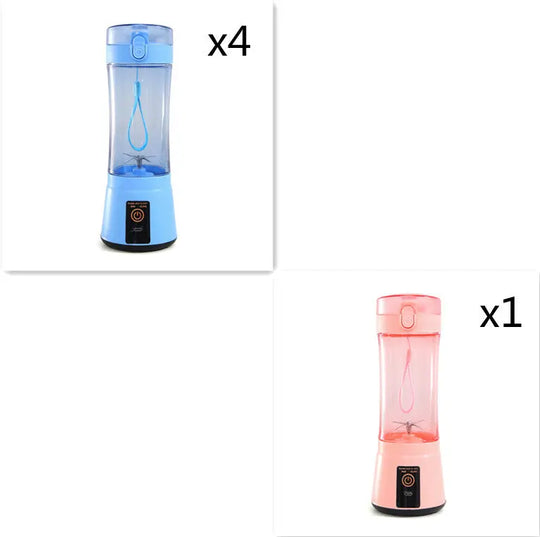Portable Electric Fruit Juicer Wireless USB Rechargeable Mini Mixer Multifunction Summer Smoothie Blender Machine Kitchen Supplies Unique