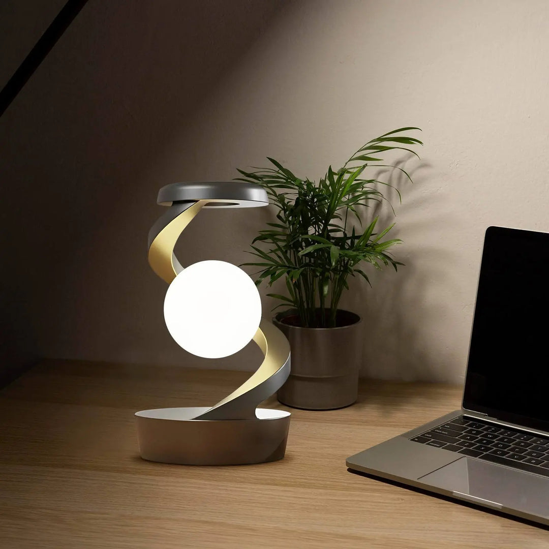 Rotating Moon Desk Lamp With Phone Wireless Charging Sensor Control Table Lamps Decorative Desktop Lamp Small Night Lamp Home Decor - Unique Unique Unique Rotating Moon Desk Lamp With Phone Wireless Charging Sensor Control Table Lamps Decorative Desktop Lamp Small Night Lamp Home Decor