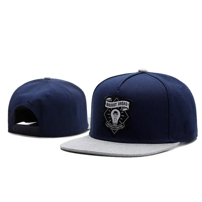 Fashion Unisex Bulb Series Simple Hip Hop Fashion Trending Versatile Style Outdoor Sun-shade Sun Protection Flat-brimmed Cap - Unique Unique Unique Fashion Unisex Bulb Series Simple Hip Hop Fashion Trending Versatile Style Outdoor Sun-shade Sun Protection Flat-brimmed Cap
