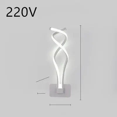 led wall lamp nordic minimalist bedroom bedside lamp Unique