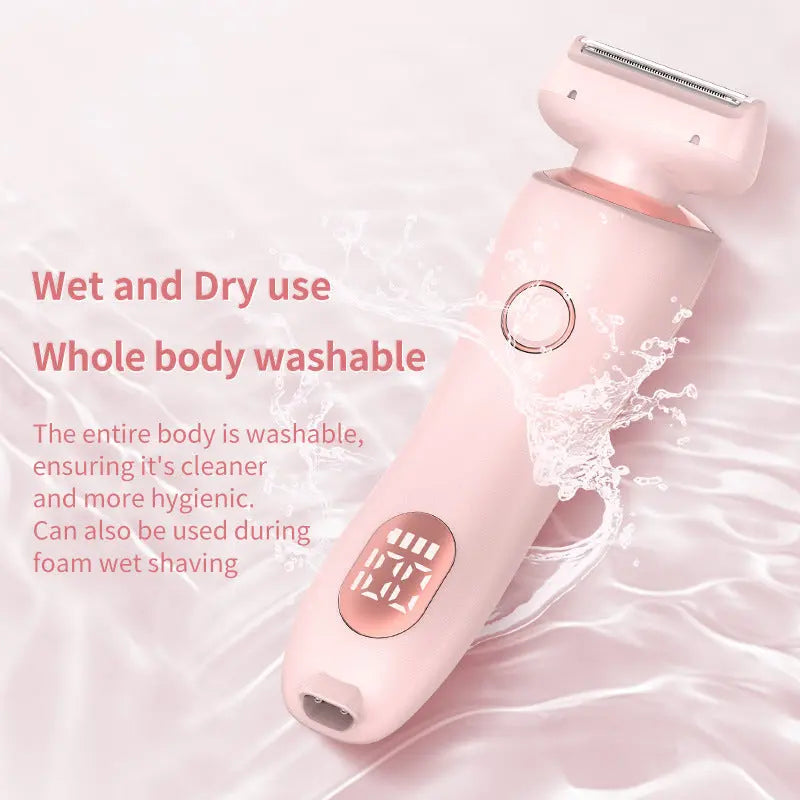 2 In 1 Hair Removal Epilator USB Rechargeable Trimmer Women Body Razor Face Leg Armpit Bikini Hand Pubic Shaver Hair Remover - Unique Unique Unique 2 In 1 Hair Removal Epilator USB Rechargeable Trimmer Women Body Razor Face Leg Armpit Bikini Hand Pubic Shaver Hair Remover