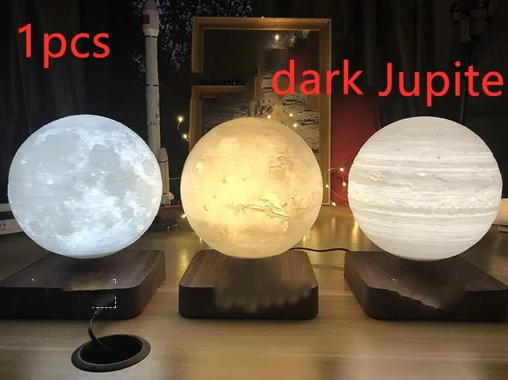 Magnetic Levitation Table Lamp Moon Light 3D Printing Planet Night Light - Unique Unique Unique Magnetic Levitation Table Lamp Moon Light 3D Printing Planet Night Light