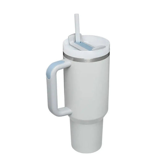 40 Oz Tumbler With Handle Straw Insulated, Stainless Steel Spill Proof Vacuum Coffee Cup Tumbler With Lid Tapered Mug Gifts For Valentine Lover Suitable For Car Gym Office Travel - Unique Unique Unique 40 Oz Tumbler With Handle Straw Insulated, Stainless Steel Spill Proof Vacuum Coffee Cup Tumbler With Lid Tapered Mug Gifts For Valentine Lover Suitable For Car Gym Office Travel