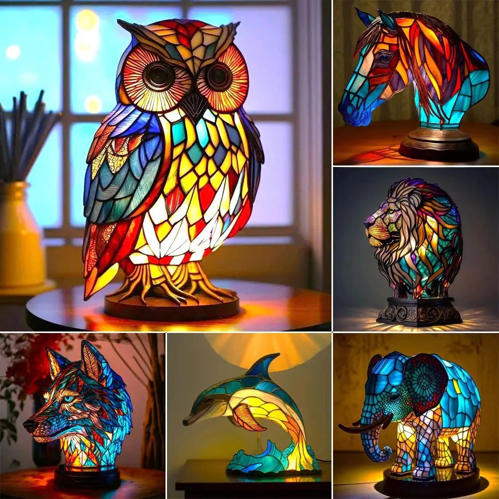 2024 3D Colored Animal Light Desk Lamp Animal Series Decorative Night Light Animal Elephant Owl Cat Vintage Table Lamp Home Decoration - Unique Unique Unique 2024 3D Colored Animal Light Desk Lamp Animal Series Decorative Night Light Animal Elephant Owl Cat Vintage Table Lamp Home Decoration