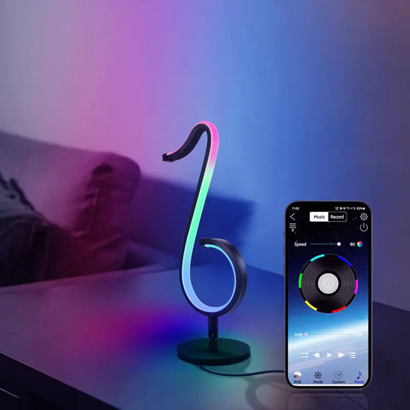 RGB Symphony Atmosphere Table Lamp Simple Night Light - Unique Unique Unique RGB Symphony Atmosphere Table Lamp Simple Night Light
