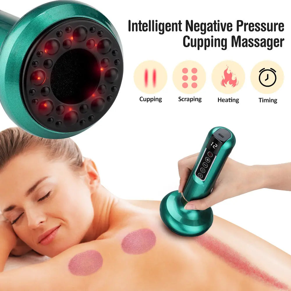 Electric Vacuum Cupping Massager For Body Anti-Cellulite Suction Cup Gua Sha Massage Body Cups Guasha Fat Burning Slimming Jars - Unique Unique Unique Electric Vacuum Cupping Massager For Body Anti-Cellulite Suction Cup Gua Sha Massage Body Cups Guasha Fat Burning Slimming Jars