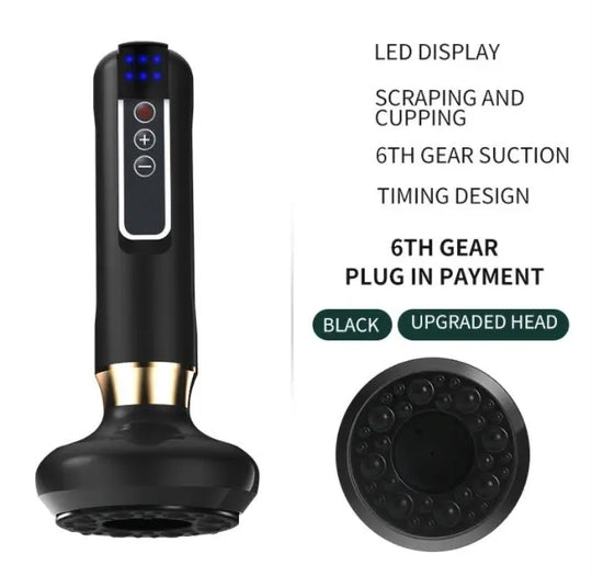 Electric Vacuum Cupping Massager For Body Anti-Cellulite Suction Cup Gua Sha Massage Body Cups Guasha Fat Burning Slimming Jars - Unique Unique Unique Electric Vacuum Cupping Massager For Body Anti-Cellulite Suction Cup Gua Sha Massage Body Cups Guasha Fat Burning Slimming Jars