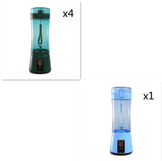 Portable Electric Fruit Juicer Wireless USB Rechargeable Mini Mixer Multifunction Summer Smoothie Blender Machine Kitchen Supplies Unique
