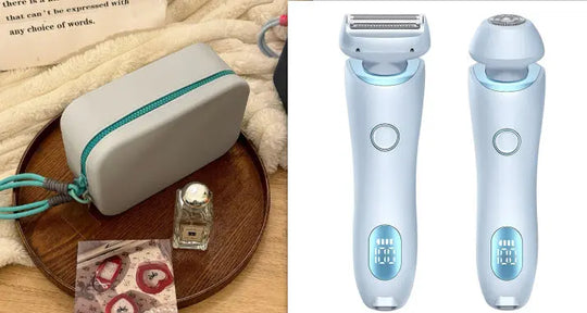 2 In 1 Hair Removal Epilator USB Rechargeable Trimmer Women Body Razor Face Leg Armpit Bikini Hand Pubic Shaver Hair Remover - Unique Unique Unique 2 In 1 Hair Removal Epilator USB Rechargeable Trimmer Women Body Razor Face Leg Armpit Bikini Hand Pubic Shaver Hair Remover