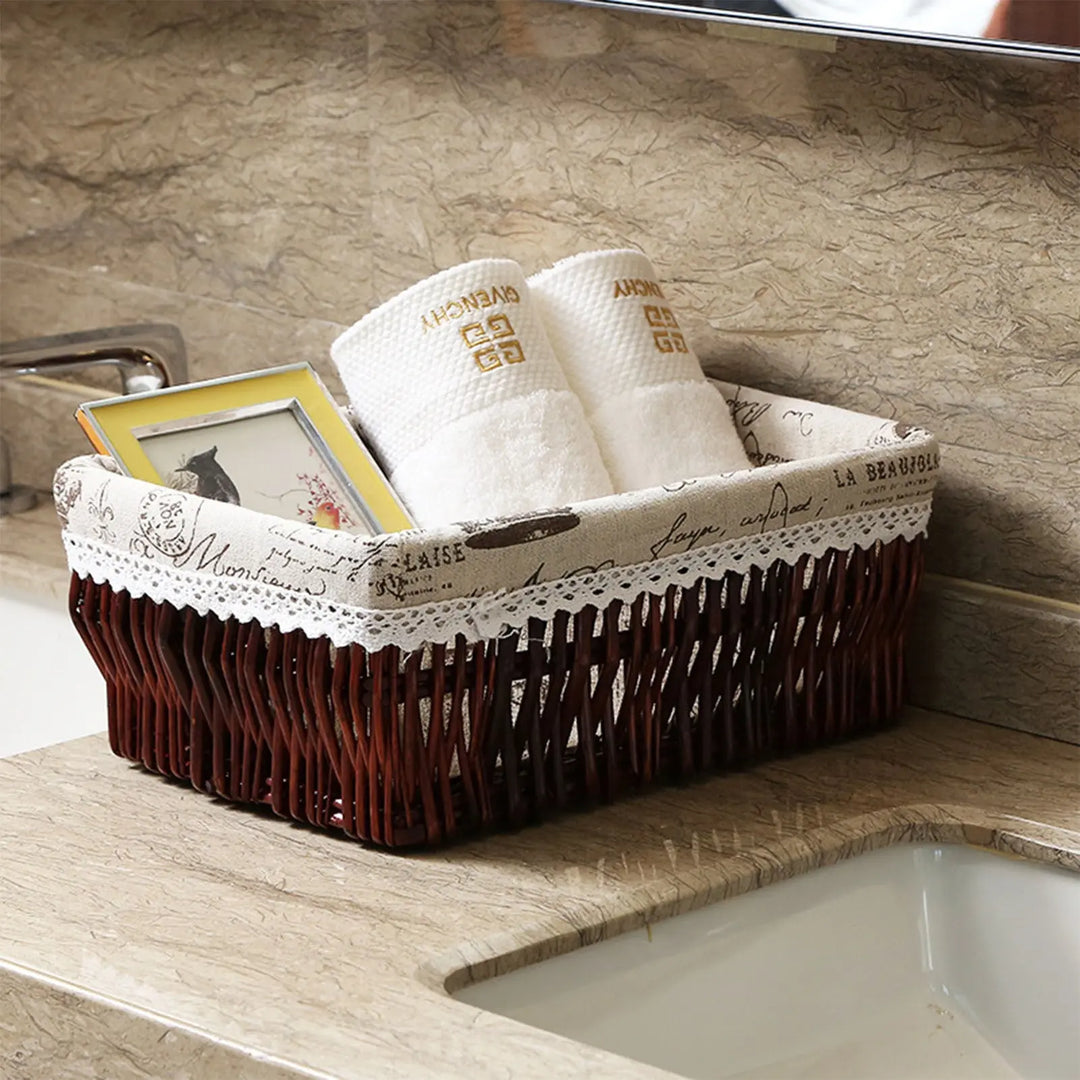 Willow And Rattan Kitchen Organize Storage Baskets - Unique Unique Unique Willow And Rattan Kitchen Organize Storage Baskets