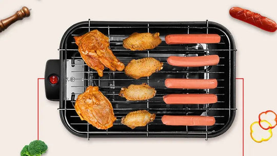 Factory directly for household barbecue square non-smoking electric oven carbon steel plate knob temperature control Korean electric baking tray customization - Unique Unique Unique Factory directly for household barbecue square non-smoking electric oven carbon steel plate knob temperature control Korean electric baking tray customization