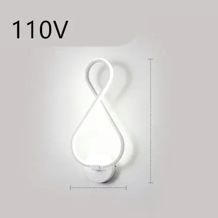 led wall lamp nordic minimalist bedroom bedside lamp - Unique Unique Unique led wall lamp nordic minimalist bedroom bedside lamp