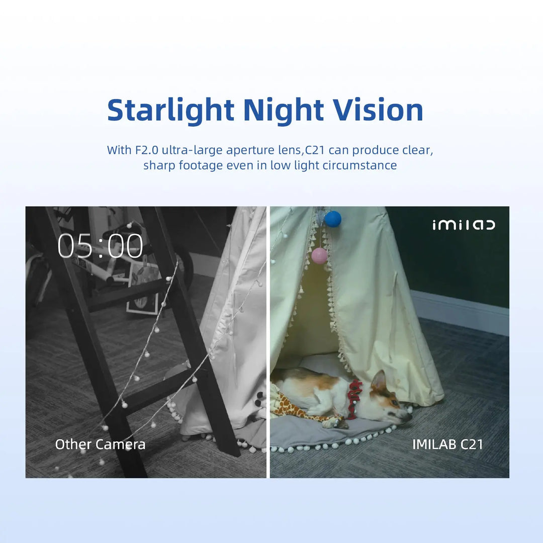 IMILAB C21 2.5K Surveillance Camera Vedio Wifi IP Smart Indoor Home Security Baby Monitor 360view Starlight Night Vision Cam - Unique Unique Unique IMILAB C21 2.5K Surveillance Camera Vedio Wifi IP Smart Indoor Home Security Baby Monitor 360view Starlight Night Vision Cam