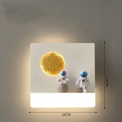 Bedroom Bedside Astronaut-shaped Shelf Wall Lamp - Unique Unique Unique Bedroom Bedside Astronaut-shaped Shelf Wall Lamp