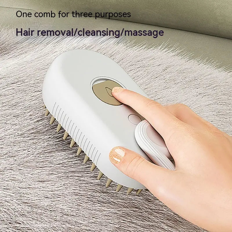 Cat Steam Brush Steamy Dog Brush 3 In 1 Electric Spray Cat Hair Brushes For Massage Pet Grooming Comb Hair Removal Combs Pet Products - Unique Unique Unique Cat Steam Brush Steamy Dog Brush 3 In 1 Electric Spray Cat Hair Brushes For Massage Pet Grooming Comb Hair Removal Combs Pet Products
