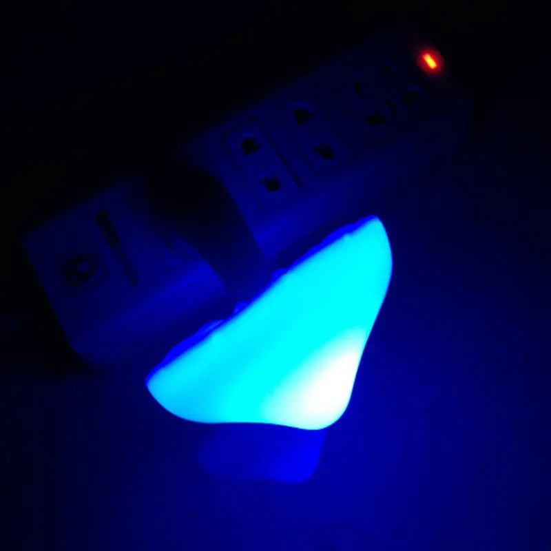 LED Night Light Mushroom Wall Socket Lamp EU US Plug Warm White Light-control Sensor Bedroom Light Home Decoration - Unique Unique Unique LED Night Light Mushroom Wall Socket Lamp EU US Plug Warm White Light-control Sensor Bedroom Light Home Decoration