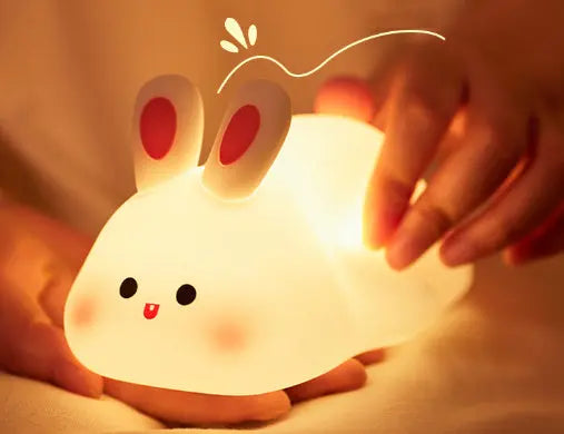 Cute Silicone Night Lights Sheep Cartoon Bedroom Lamp For Children's Room Decor Rechargeable Timing Dimming Sleep Night Light - Unique Unique Unique Cute Silicone Night Lights Sheep Cartoon Bedroom Lamp For Children's Room Decor Rechargeable Timing Dimming Sleep Night Light