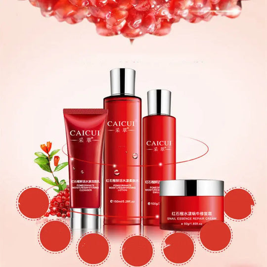 Pomegranate Set Moisturizing Cosmetics Skin Care Products - Unique Unique Unique Pomegranate Set Moisturizing Cosmetics Skin Care Products