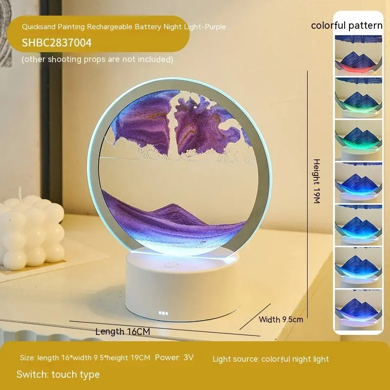 Creative Gift Quicksand Lamp Decorative Lamp - Unique Unique Unique Creative Gift Quicksand Lamp Decorative Lamp
