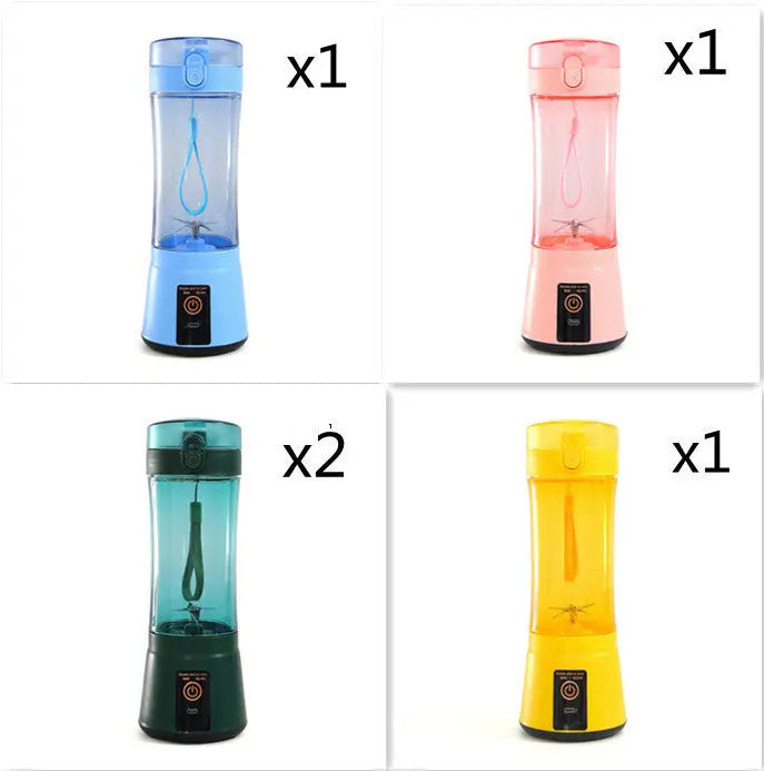 Portable Electric Fruit Juicer Wireless USB Rechargeable Mini Mixer Multifunction Summer Smoothie Blender Machine Kitchen Supplies Unique