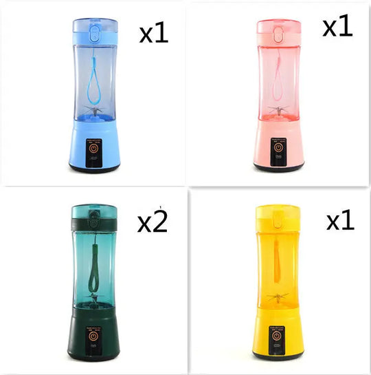 Portable Electric Fruit Juicer Wireless USB Rechargeable Mini Mixer Multifunction Summer Smoothie Blender Machine Kitchen Supplies Unique