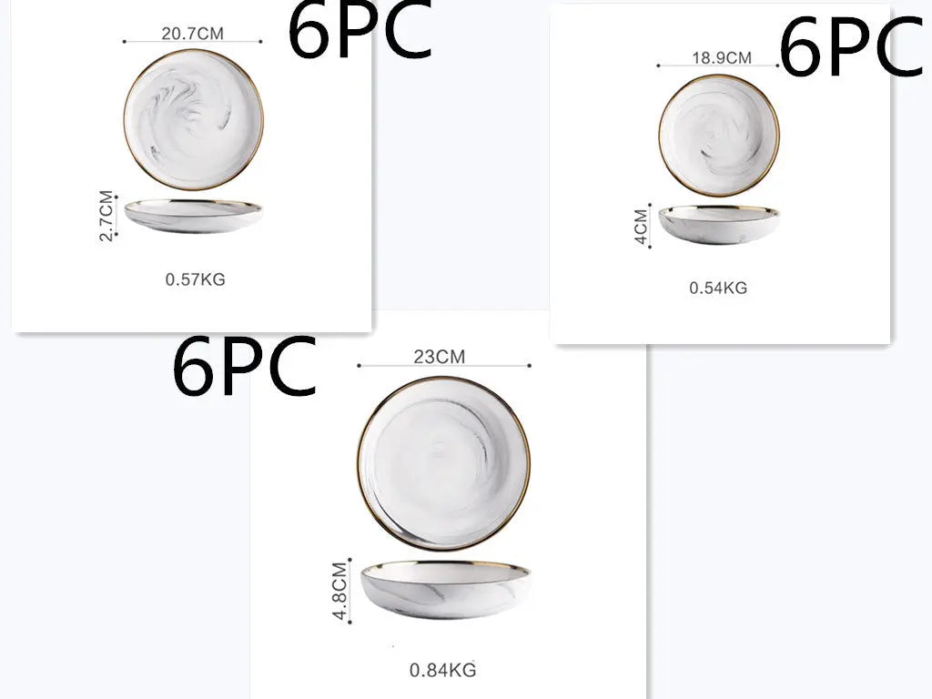 Marble Tableware Bowls Plates Rice - Unique Unique Unique Marble Tableware Bowls Plates Rice
