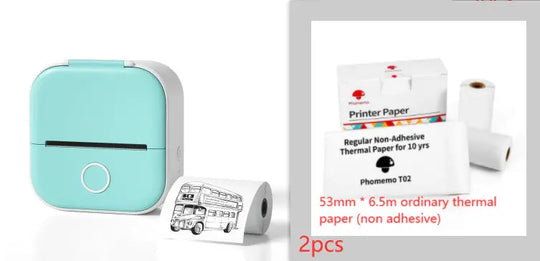 Portable Mini Thermal Label Printer Home Photo Printer Student Wrong Question Printer Bluetooth-compatible Mini Label Printer Price Tag Unique