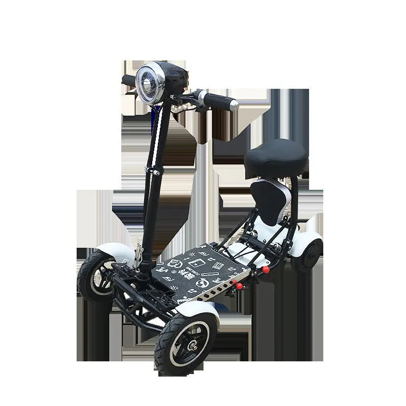 Cyungbok Folding Mini Four-wheel Adult Electric Bicycle Transport Scooter For The Elderly - Unique Unique Unique Cyungbok Folding Mini Four-wheel Adult Electric Bicycle Transport Scooter For The Elderly