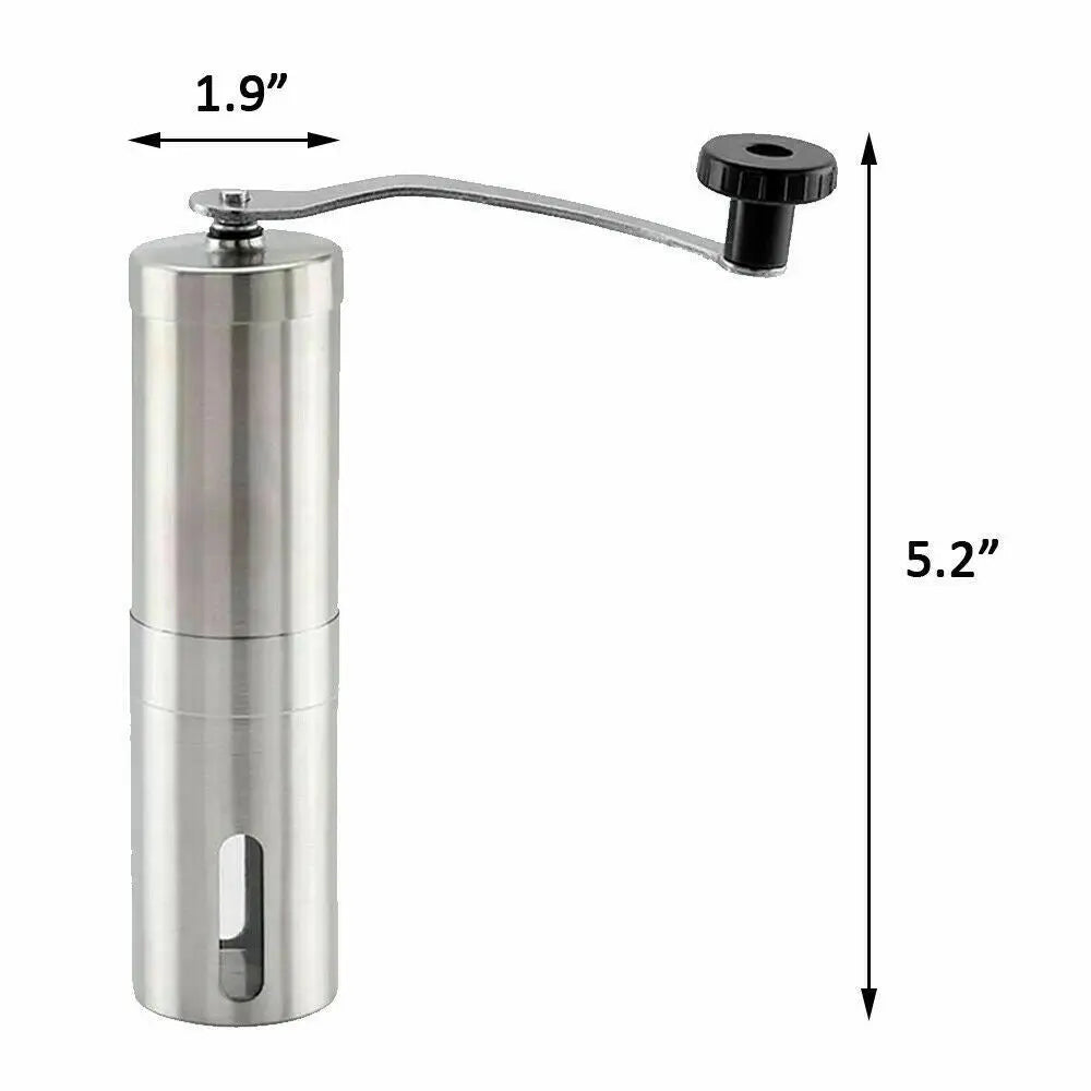 Hand Crank Pepper Conical Burr Grinder Coffee Beans Mill Muller Stainless Steel - Unique Unique Unique Hand Crank Pepper Conical Burr Grinder Coffee Beans Mill Muller Stainless Steel