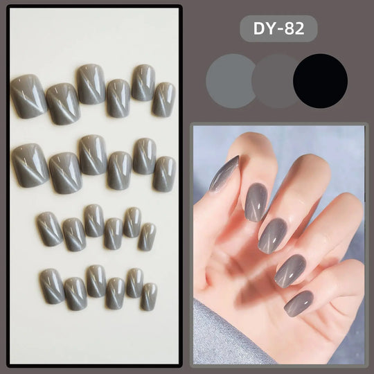 Gradient Finished Product Nail Tips - Unique Unique Unique Gradient Finished Product Nail Tips