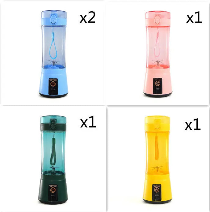 Portable Electric Fruit Juicer Wireless USB Rechargeable Mini Mixer Multifunction Summer Smoothie Blender Machine Kitchen Supplies Unique