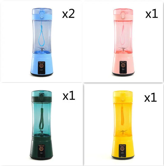 Portable Electric Fruit Juicer Wireless USB Rechargeable Mini Mixer Multifunction Summer Smoothie Blender Machine Kitchen Supplies Unique