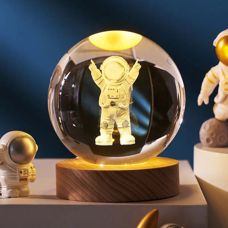 Luminous Starry Sky And Planets Moon Moon Crystal Ball Small Night Lamp Projection Ambience Light Creative Gift New Strange Gift - Unique Unique Unique Luminous Starry Sky And Planets Moon Moon Crystal Ball Small Night Lamp Projection Ambience Light Creative Gift New Strange Gift