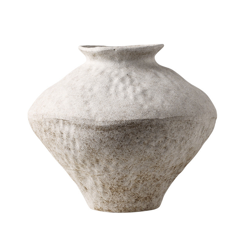 Ceramic Vase — White, Organic Form