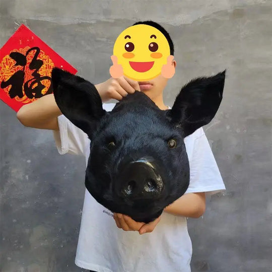 Leather Simulation Animal Head Animal Model Wall Hangings - Unique Unique Unique Leather Simulation Animal Head Animal Model Wall Hangings