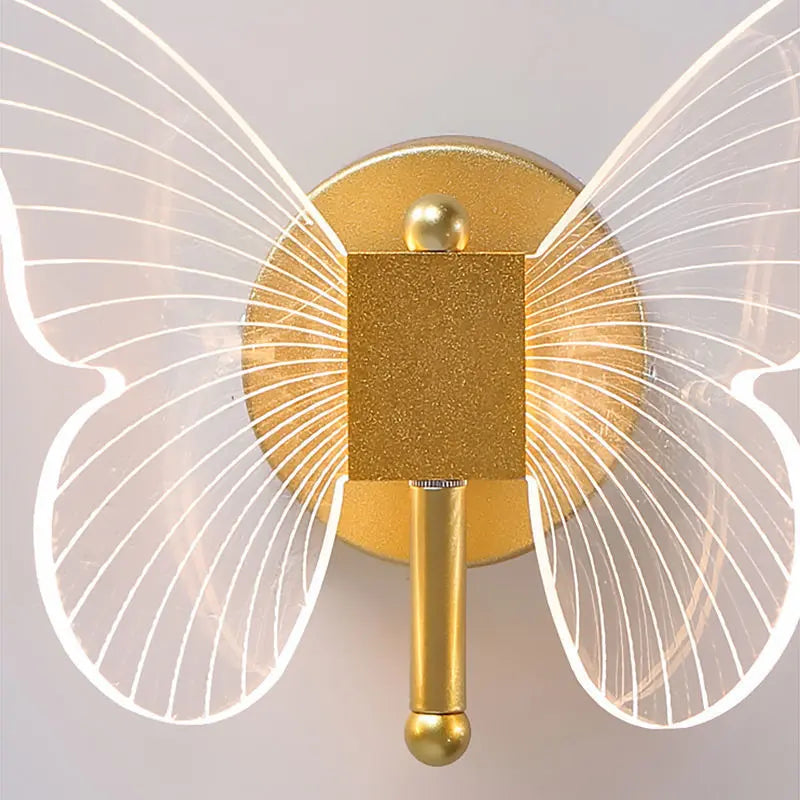 Butterfly Wall Lamp Light Luxury Bedside Warm Decoration - Unique Unique Unique Butterfly Wall Lamp Light Luxury Bedside Warm Decoration