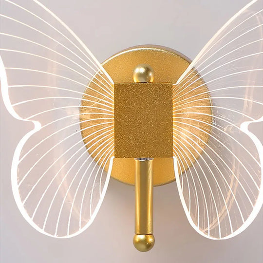 Butterfly Wall Lamp Light Luxury Bedside Warm Decoration - Unique Unique Unique Butterfly Wall Lamp Light Luxury Bedside Warm Decoration