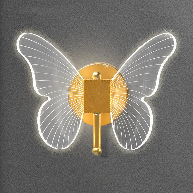 Butterfly Wall Lamp Light Luxury Bedside Warm Decoration - Unique Unique Unique Butterfly Wall Lamp Light Luxury Bedside Warm Decoration