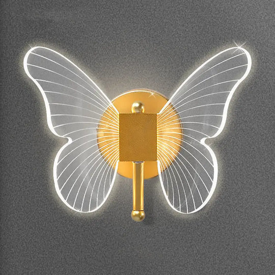Butterfly Wall Lamp Light Luxury Bedside Warm Decoration - Unique Unique Unique Butterfly Wall Lamp Light Luxury Bedside Warm Decoration