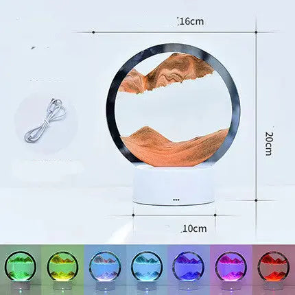 Creative 3D Quicksand Table Lamp Bedside - Unique Unique Unique Creative 3D Quicksand Table Lamp Bedside