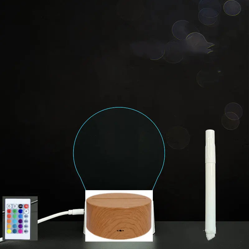 3D Acrylic Board Handwriting Message Board LED Light Unique