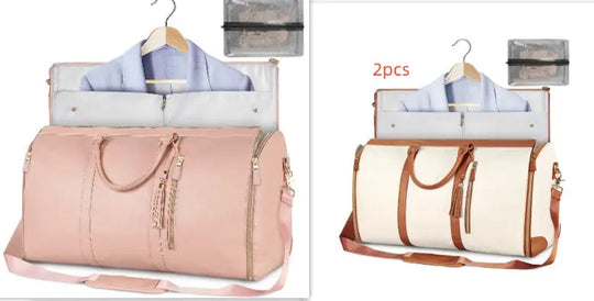 Large Capacity Travel Duffle Bag Women's Handbag Folding Suit Bag Waterproof Clothes Totes Unique