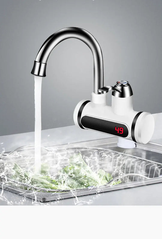 Kitchen Electric Water Tap Water Heater Temperature Display Cold Heating Faucet Hot Water Faucet Heater - Unique Unique Unique Kitchen Electric Water Tap Water Heater Temperature Display Cold Heating Faucet Hot Water Faucet Heater