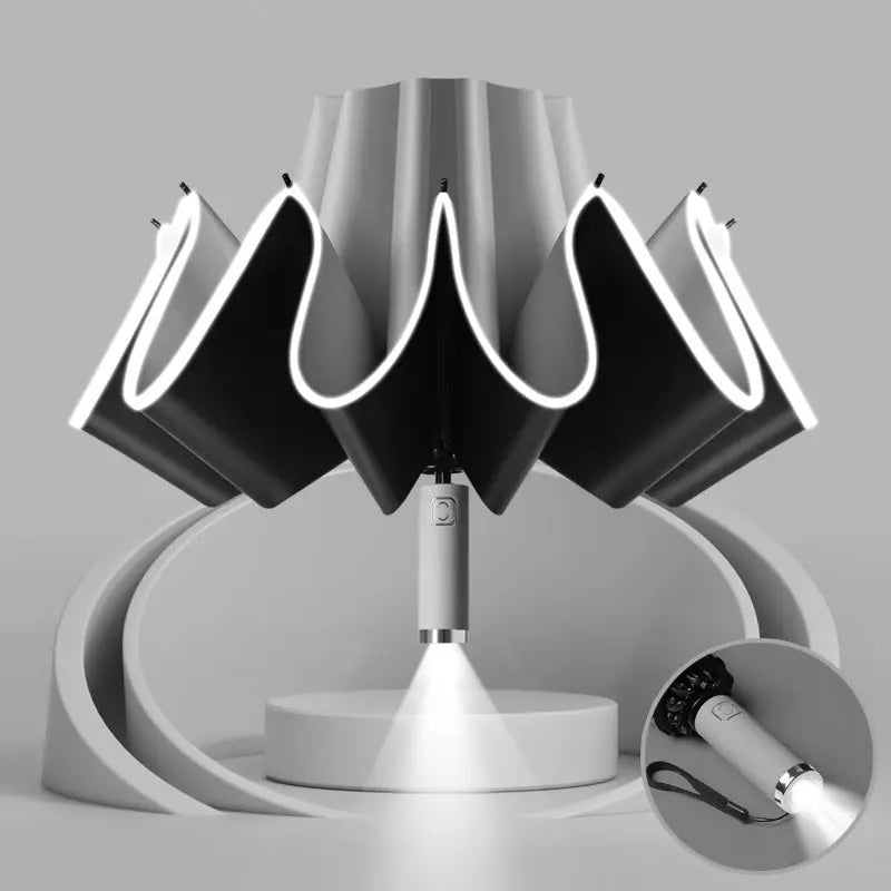 Full-automatic Shrink Rain And Rain Dual-use Thickened Large Car Reverse Sun Protection UV Umbrella - Unique Unique Unique Full-automatic Shrink Rain And Rain Dual-use Thickened Large Car Reverse Sun Protection UV Umbrella