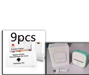 Portable Mini Thermal Label Printer Home Photo Printer Student Wrong Question Printer Bluetooth-compatible Mini Label Printer Price Tag Unique