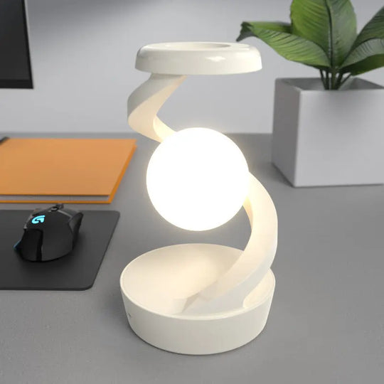 Rotating Moon Desk Lamp With Phone Wireless Charging Sensor Control Table Lamps Decorative Desktop Lamp Small Night Lamp Home Decor - Unique Unique Unique Rotating Moon Desk Lamp With Phone Wireless Charging Sensor Control Table Lamps Decorative Desktop Lamp Small Night Lamp Home Decor