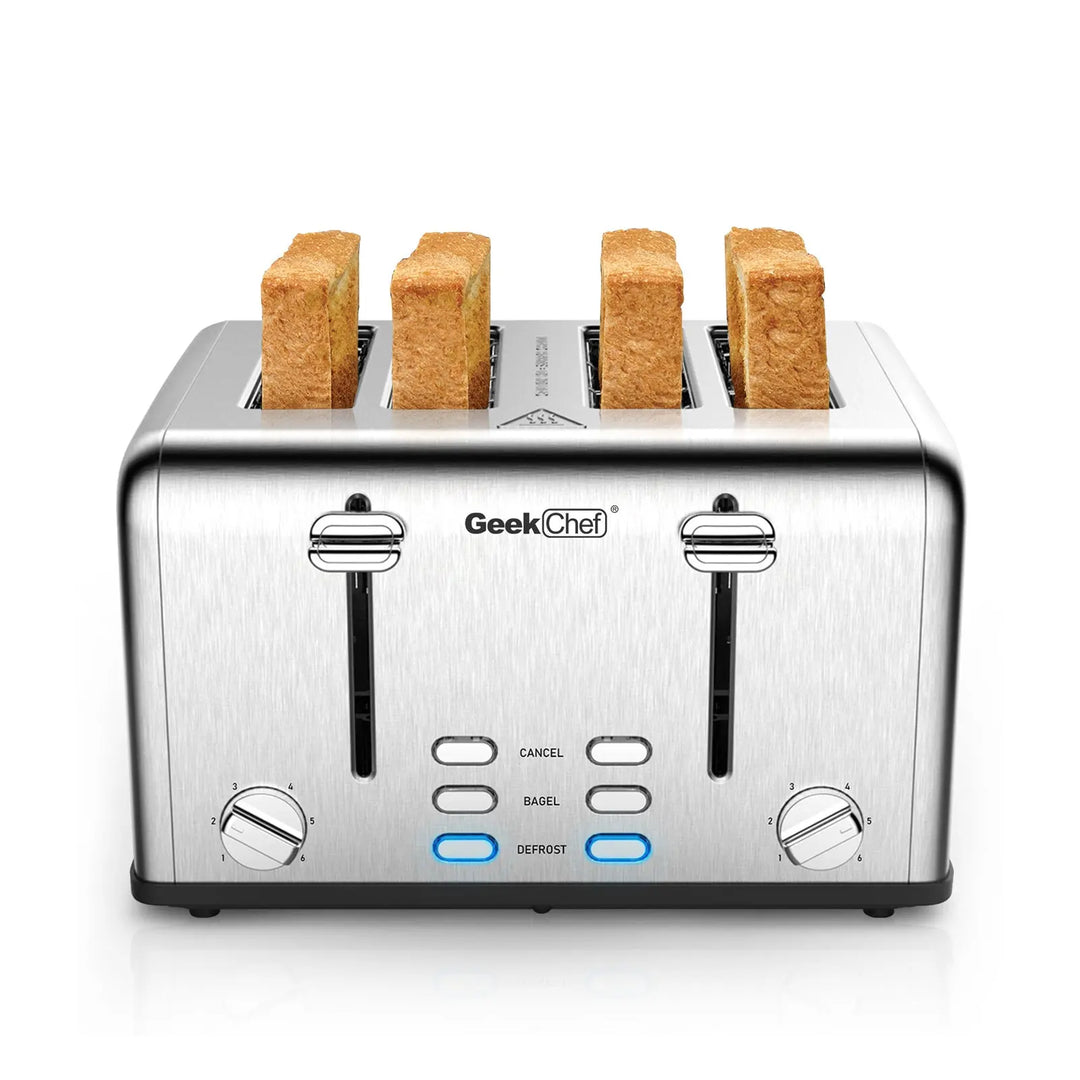 Prohibit Shelves In The Amazon. Toaster 4 Slice, Geek Chef Stainless Steel Extra-Wide Slot Toaster With Dual Control Panels Of Bagel,Defrost,Cancel Function,Ban Amazon - Unique Unique Unique Prohibit Shelves In The Amazon. Toaster 4 Slice, Geek Chef Stainless Steel Extra-Wide Slot Toaster With Dual Control Panels Of Bagel,Defrost,Cancel Function,Ban Amazon
