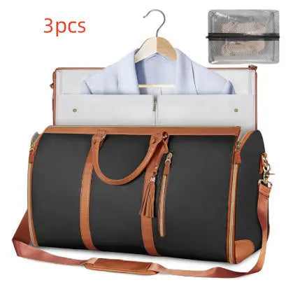 Large Capacity Travel Duffle Bag Women's Handbag Folding Suit Bag Waterproof Clothes Totes Unique