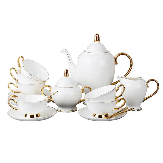 Bone China Gold-painted Coffee Cup And Saucer Afternoon Tea Tea Set - Unique Unique Unique Bone China Gold-painted Coffee Cup And Saucer Afternoon Tea Tea Set